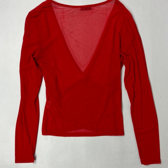 Sheer Long Sleeve Top - Picture 2 of 2